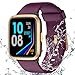Fitness Tracker Watch with Heart Rate Monitor, Large Screen Activity Tracker with Pedometer, Sleep Monitor, Calories & Step Counter, 5ATM Waterproof Smart Watch for Women Men Fitness Watch for Sports