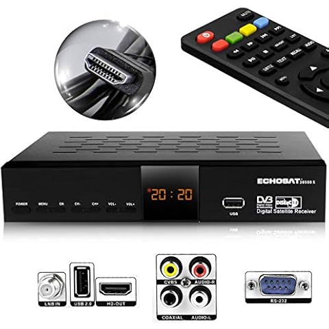 Receptor HD-Line Echosat 20500 S de satélite Cover