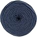 T-Shirt Yarn Cotton Fettuccini Zpagetti - Sewing Knitting Crochet T Shirt Yarn - 100 Meter - (Dark Indigo)