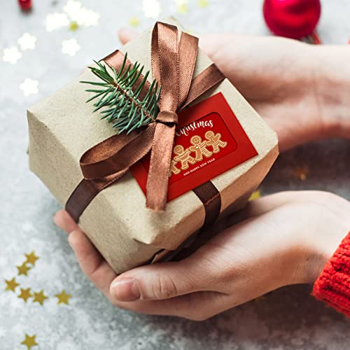 60 Pack Window Gift Card Envelopes Gift Card Sleeves Blank Gift Card Holders 3.9 X 2.4 Inch Envelopes For Gift Cards Greeting Card Mailing Envelopes(Red, Green) #TOP3