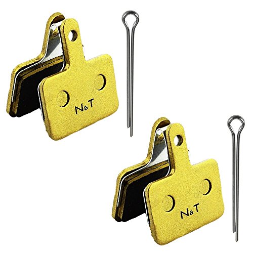 Noah And Theo 2 pastillas de freno de disco sinterizado NT-BP004/SI para Shimano BR UR300 MT400 MT500 C501 C601 T615 T675 TX805 Compatible con B01 B01S E01 E01S M05 M05TS M05TS i M08 M08S M08Ti