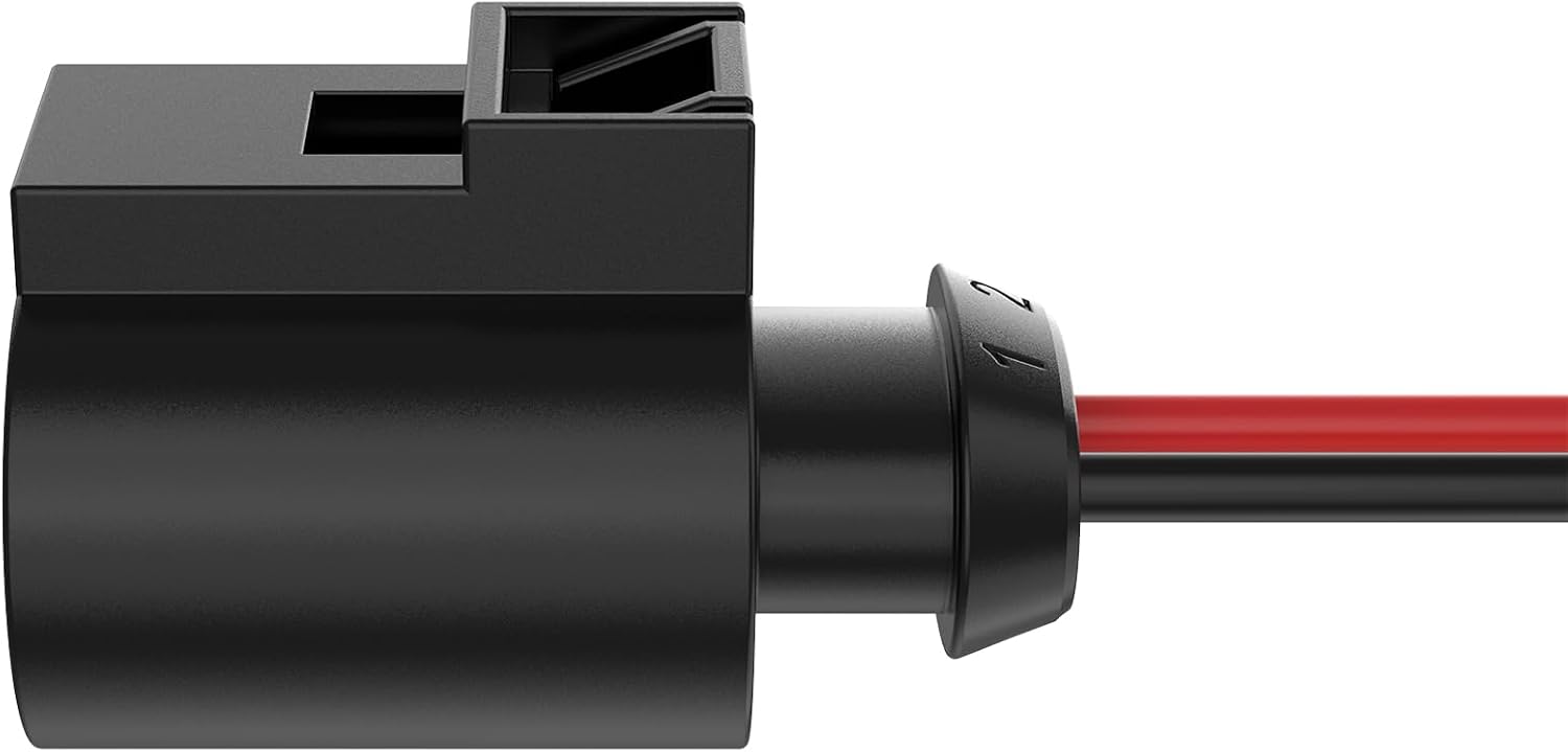 2 Pin Auto Connector Fuel Injector Wiring 4D0971992A 4D0 971 992 A for VW Audi Generator Plug(Interior Blue)