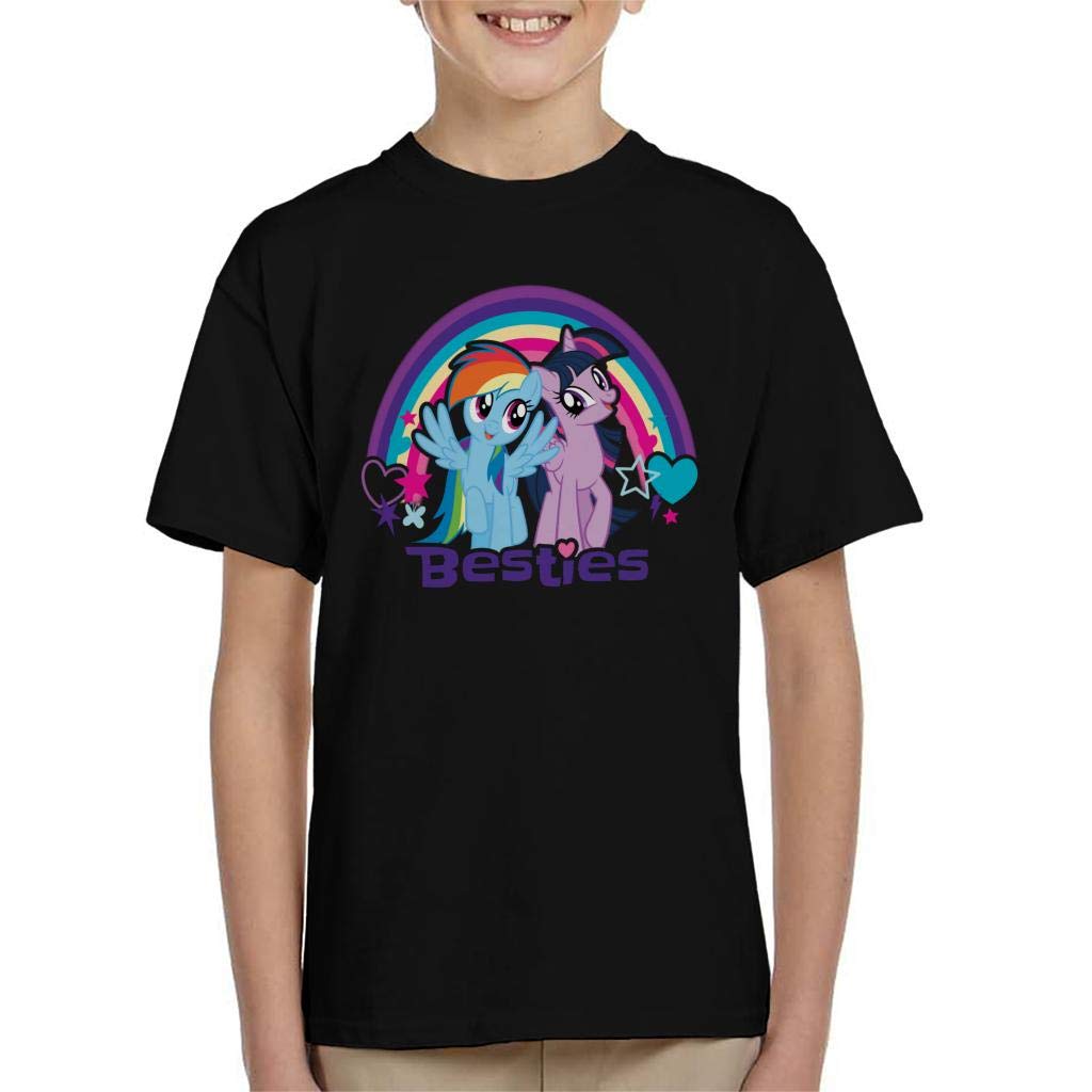 My Little Pony Twilight Sparkle Rainbow Dash Besties T-shirt dziecięcy
