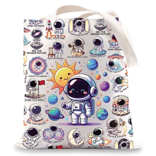 Sac à bandoulière astronaute LEVLO, votre cabas de plage et de cours