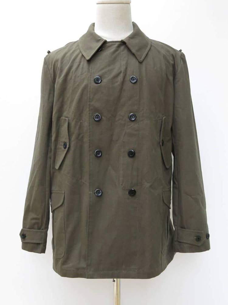 ドイツ海軍のコート　超美品✨ 1960-1970's イタリア海軍 ダブルブレステッドフロックコート