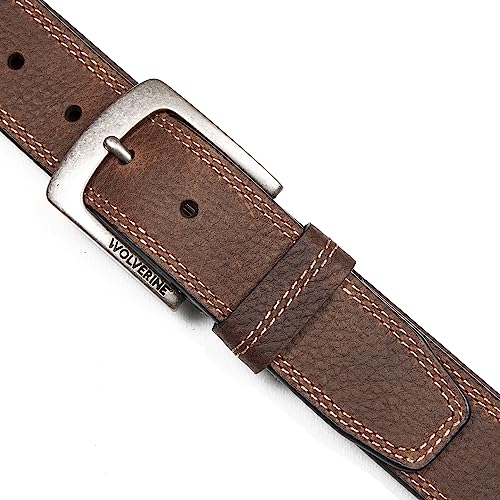 Image of Wolverine Full Grain Leather | Workwear | Heavy Duty | Durable | Everyday | Classic | Casual | Metal Buckle