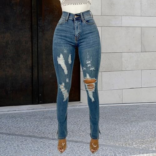Women’s Curvy High Rise Skinny Jeans Comfy Stretch Classic Jeans Pants3