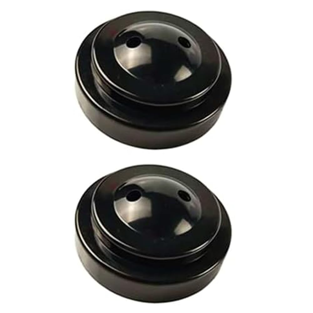 Lot de 4 supports de drapeau de bureau noirs en plastique 2 trous base ronde