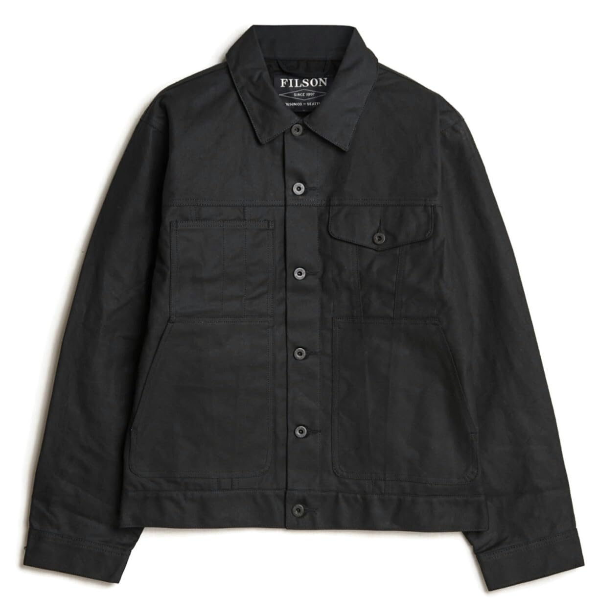 FILSON TIN CLOTH SHORT LINED CRUISER JACKET