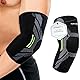 NativoDex Ellenbogenbandage – Kompressionsbandage für Ellenbogen, Bandage für Tennisarm, Golferarm, Sehnenentzündung, Arthrose, Sport - Armbandage Herren und Damen (Grün, S)