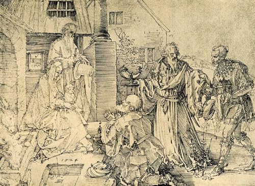Tableau Toile Albrecht Dürer 60x90cm SERENDIPITP Portrait d'Art pour Salon