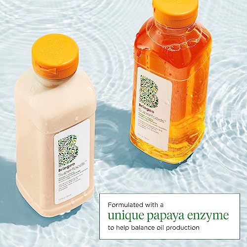 Briogeo Superfoods Mango + Cherry Hair Pack, Replenish Dull, Dry Hair and Balance Oil for Oily Hair, Controls Oil and Nourished All Hair Types and Textures, Vegan, Cruelty-Free, 2 x 12.5 fl oz - Image 3