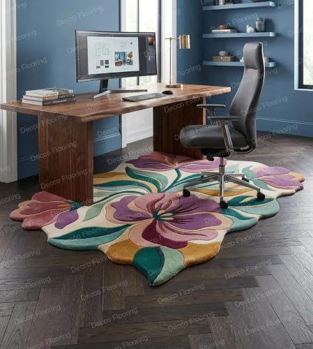Image of Soft Pure Woolen Modern Collection Tufted Carpet for Living Room,Bedroom'Kitchen and Hall (6 X 8) Feet