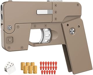 2023 Pistola de brinquedo de bala macia criativa - IC380 Pistola de brinquedo de bala macia dobrável para celular, Brinquedos de Presente Surpresa para Amigos da Família