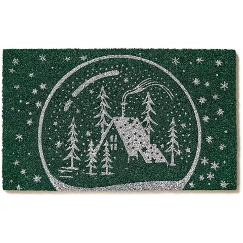 Entryways Snow Globe Magic Doormat, 17"x28" Cover