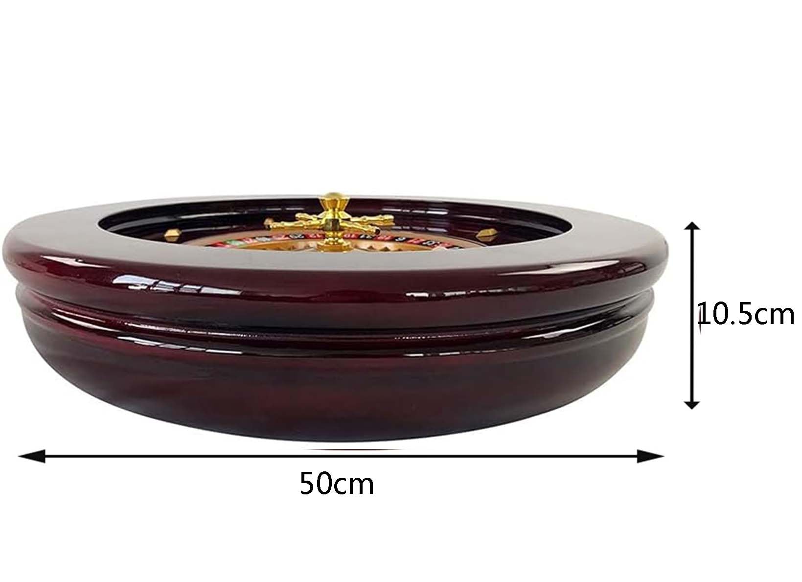 Hölzernes Roulette-Rad Roulette Aus Holz Tischspiel Plattenspieler Roulette Radsatz Roulette Spiel Casino Set Roulette Rad Holz Der Rotor Ist Aus Massivem Aluminium,E