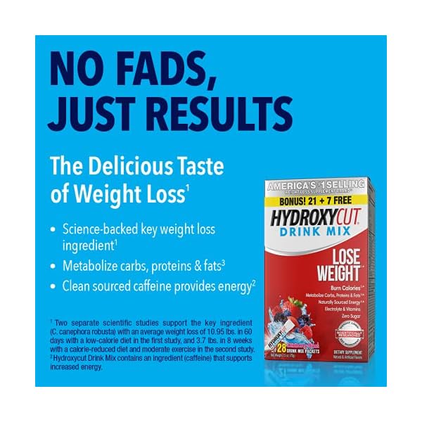 Weight-Loss-Drink-Mix-Hydroxycut-Lose-Weight-Drink-Mix-Weight-Loss-for-Women-Men-Weight-Loss-Supplement-Energy-Drink-Powder-Metabolism-Booster-for-Weight-Loss-Wildberry-Blast-28-Packets Hydroxycut Drink Mix Weight Loss for Women & Men Weight Loss Supplement Energy Drink Powder Metabolism Booster for Weight Loss Wildberry Blast, 21 Packets (packaging May Vary)
