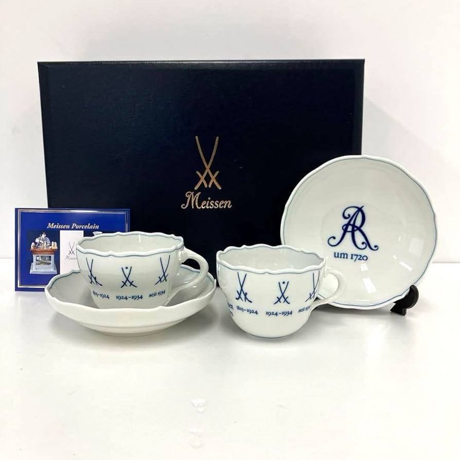 カップ＆ソーサー　MEISSEN　マイセン　歴代双剣マーク Meissen (マイセン) カップ&ソーサー 歴代双剣｜トレファクONLINE