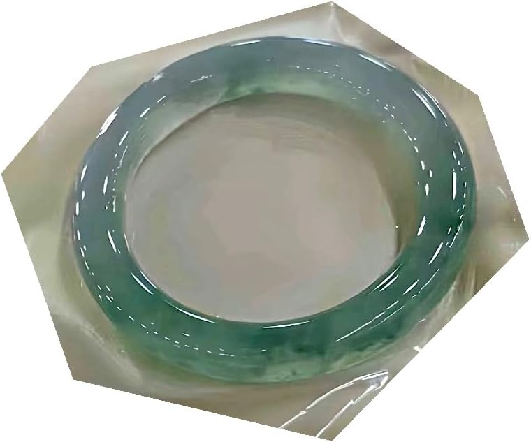 Natural Burmese Jade Color Ice Seed Yang Green Chalcedony Bracelet Green Agate Jade Bracelet Wild Fashion,54mm