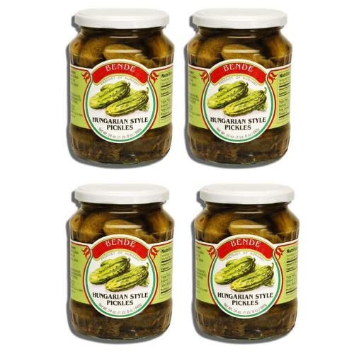 Hungarian Style Pickles 4 Jars Net Wt. 24 Oz (680G) #TOP24