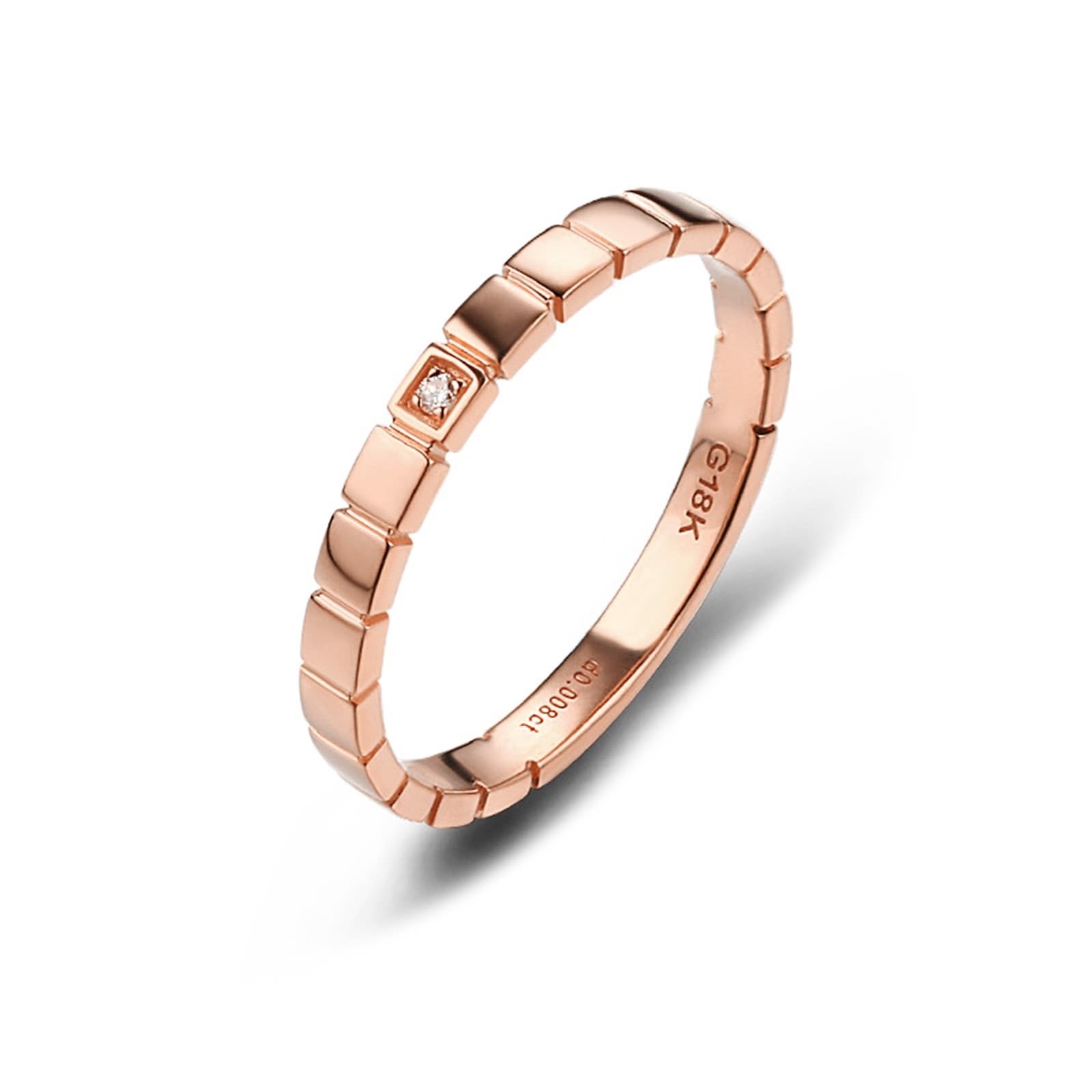 Wycian Anelli nuziali da donna, in oro bianco 18 carati, con diamante taglio rotondo, personalizzabile, per fidanzamento, incisione