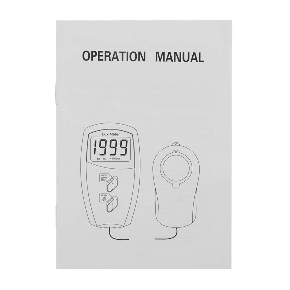 LX1010BS Digitales Luxmeter LCD-Display Lichtmesser Umgebungsprüfung Illuminometer ohne Batterie enthalten