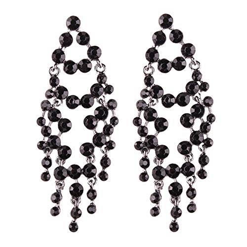 Preisvergleich Produktbild Kristall eingelegte Ohrringe Waterdrop Lange Ohrringe Große Frauen Ohrringe Modeschmuck Street Snap Requisiten JohnJohnsen