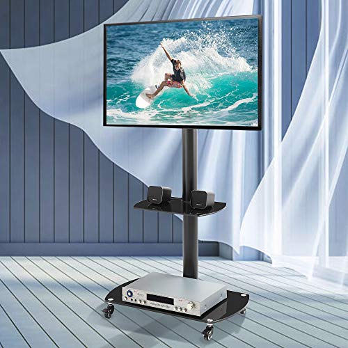 Soporte móvil regulable en altura y ángulo para TVs de 32-65'' miniatura 1