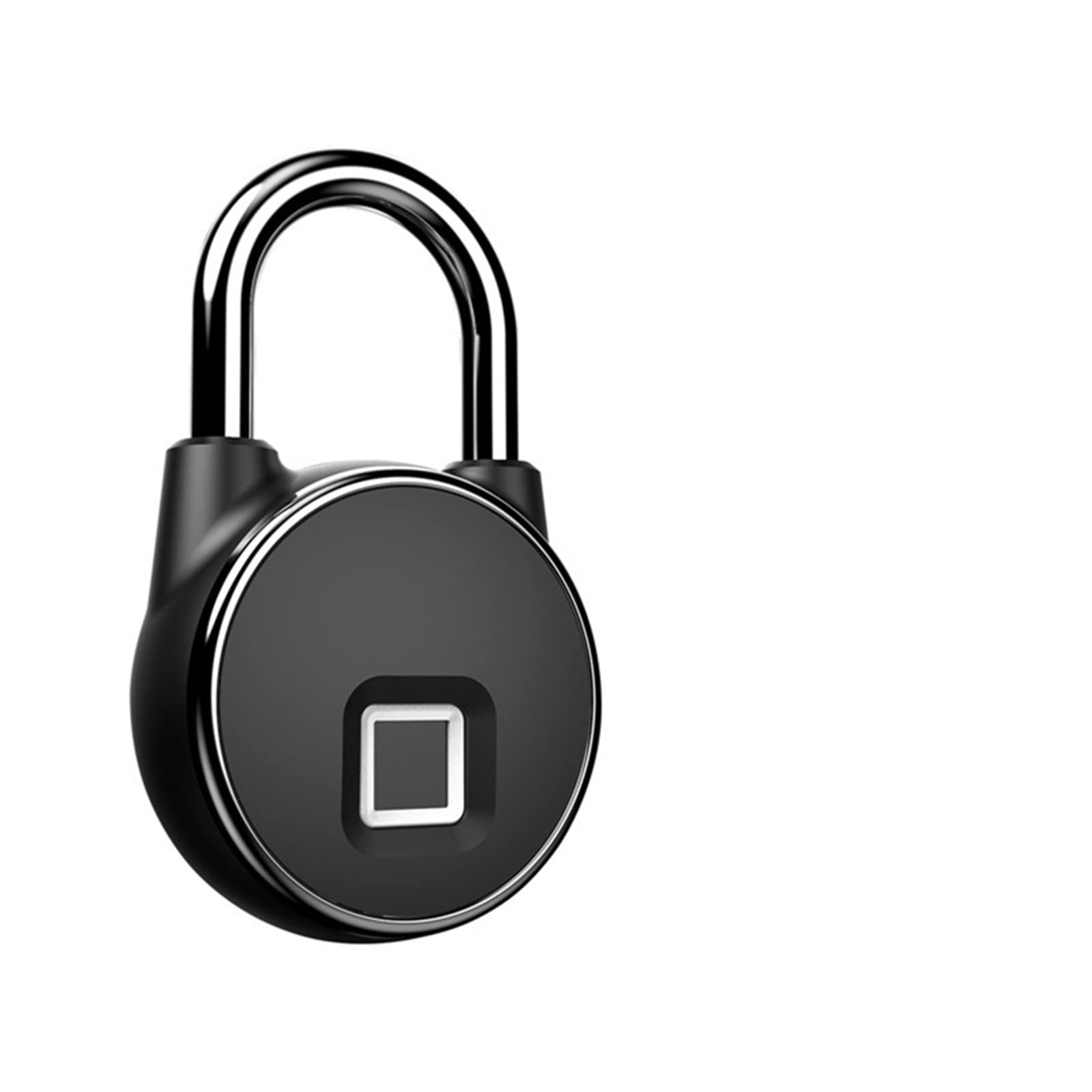 CVFRDD Smart Door Knob, Tuya Smart Lock Fingerprint Padlock Cabinet Dormitory Anti-Theft USB Rechargeable Security Keyless Keyless Entry Door Handle