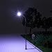 LQS07 10pcs Model Railway Train Lamp Post 7cm or 2.76inch Street Bright White Lights HO TT Scale LEDs New