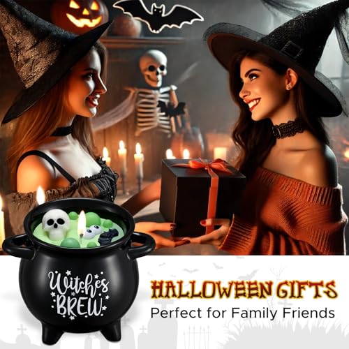 Kederwa Boo Basket Stuffers for Women, Halloween Boo Basket Gifts 14OZ Witch Brew Scented Candle Up to 60 Hours Burn Time Boo Basket Gifts for Girls - image 6