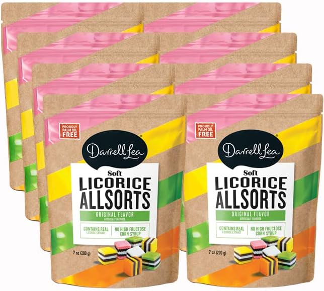 Darrell Lea Soft Australian Licorice, Allsorts Flavor, 7