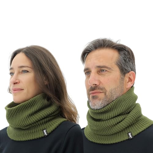 Jeep J Neckwarmer de punto acanalado J23w dile adiós a los resfriados