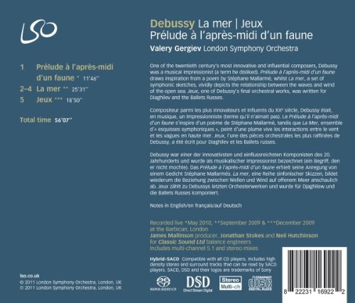 Debussy: la Mer-Jeux-Prelude a L Apres