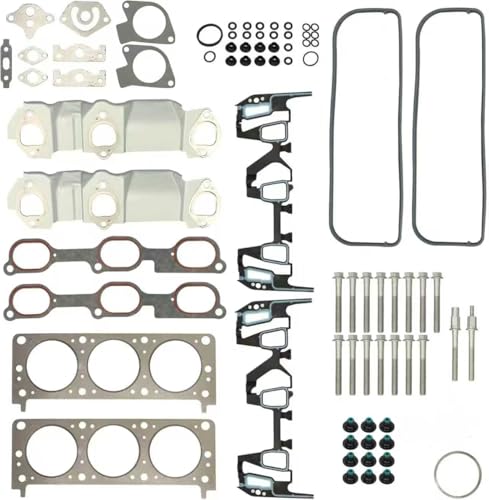 Image of IRONTEK Head Gaskets Set Compatible for Chevrolet 2005-2009 Equinox, for Pontiac 2006-2009 Torrent, Head Gaskets Kit #HS9071PT 27318, 852252, 141006901, GS33377