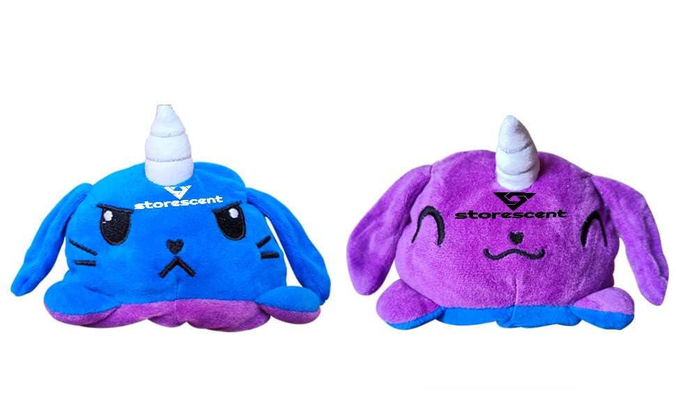Storescent Reversible Plushie Soft Toys for Kids, Stuffed Animal Plush Soft Toys for Boys and Girls | Plushie Toy (Plushie - Blue + Purple Puppicorn) (B0C69VJGPR) Amazon Price History, Amazon Price Tracker
