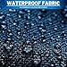 Ldhpaxl 600D Oxford Waterproof Heavy Duty Billiard Pool Table Cover, Waterproof & Tearproof Covers for Pool Table 6/6.5/7/7.5/8/8.5/9FT Fitted,Blue,8FT