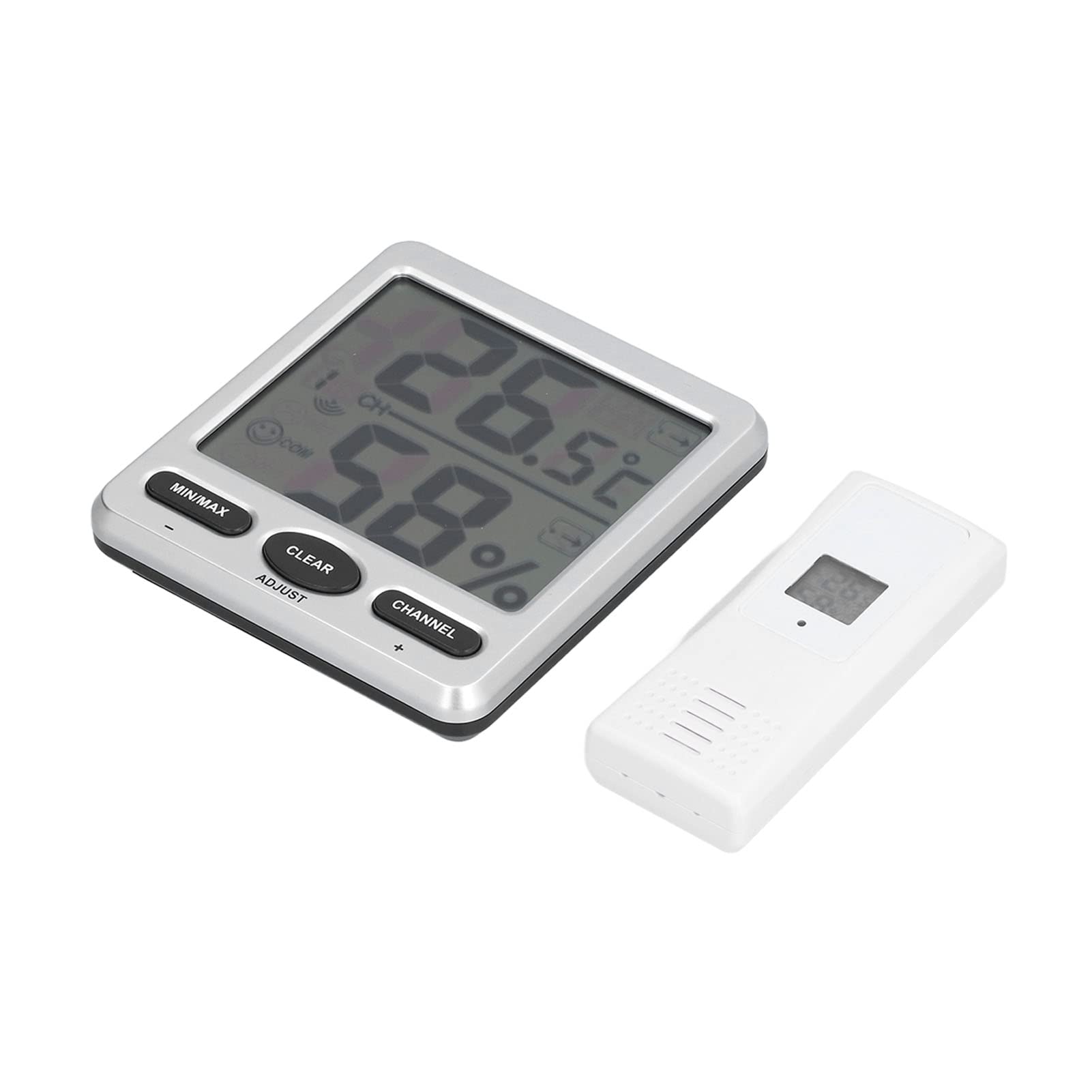Igrometro digitale per umidità della temperatura per ambienti interni ed esterni con supporto multisensore (TS-WS-07-X1)