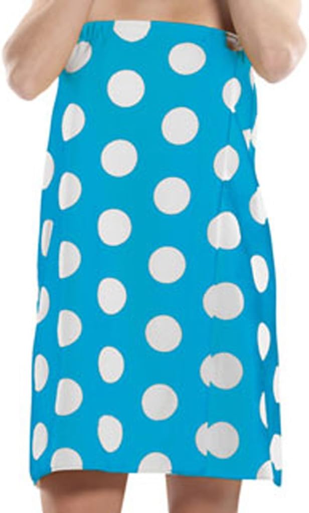 Cotton Women Bath Wrap Towel Terry Cloth Cover Up Towesl, XXL Size, Aqua