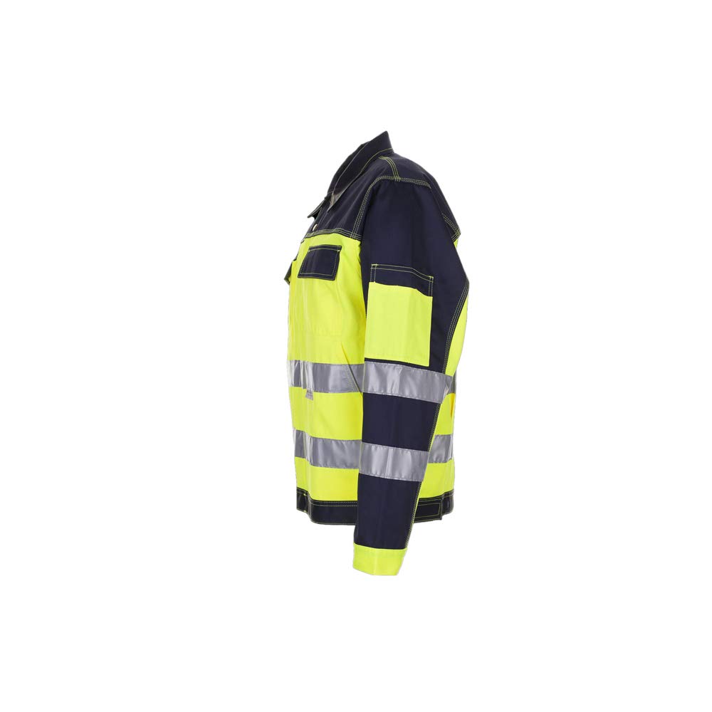 Planam 2007052 Warnschutz Bundjacke, Gelb/Marine, Größe 52
