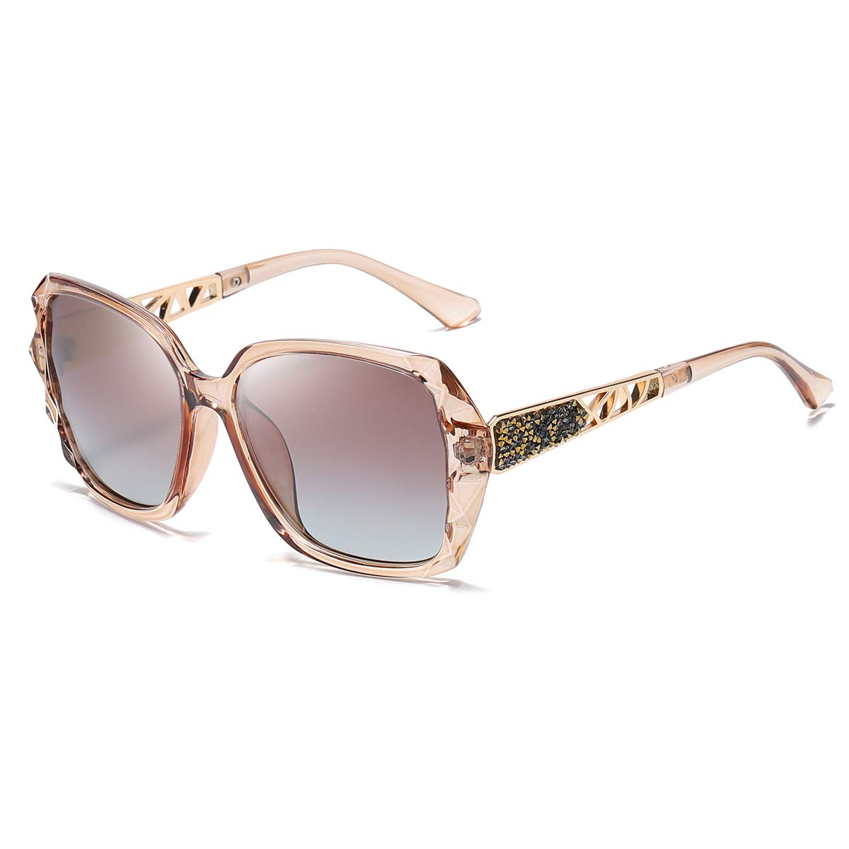 Dollger Lunettes De Soleil Star Sans Monture Femme - Pentagram Trendy UV400