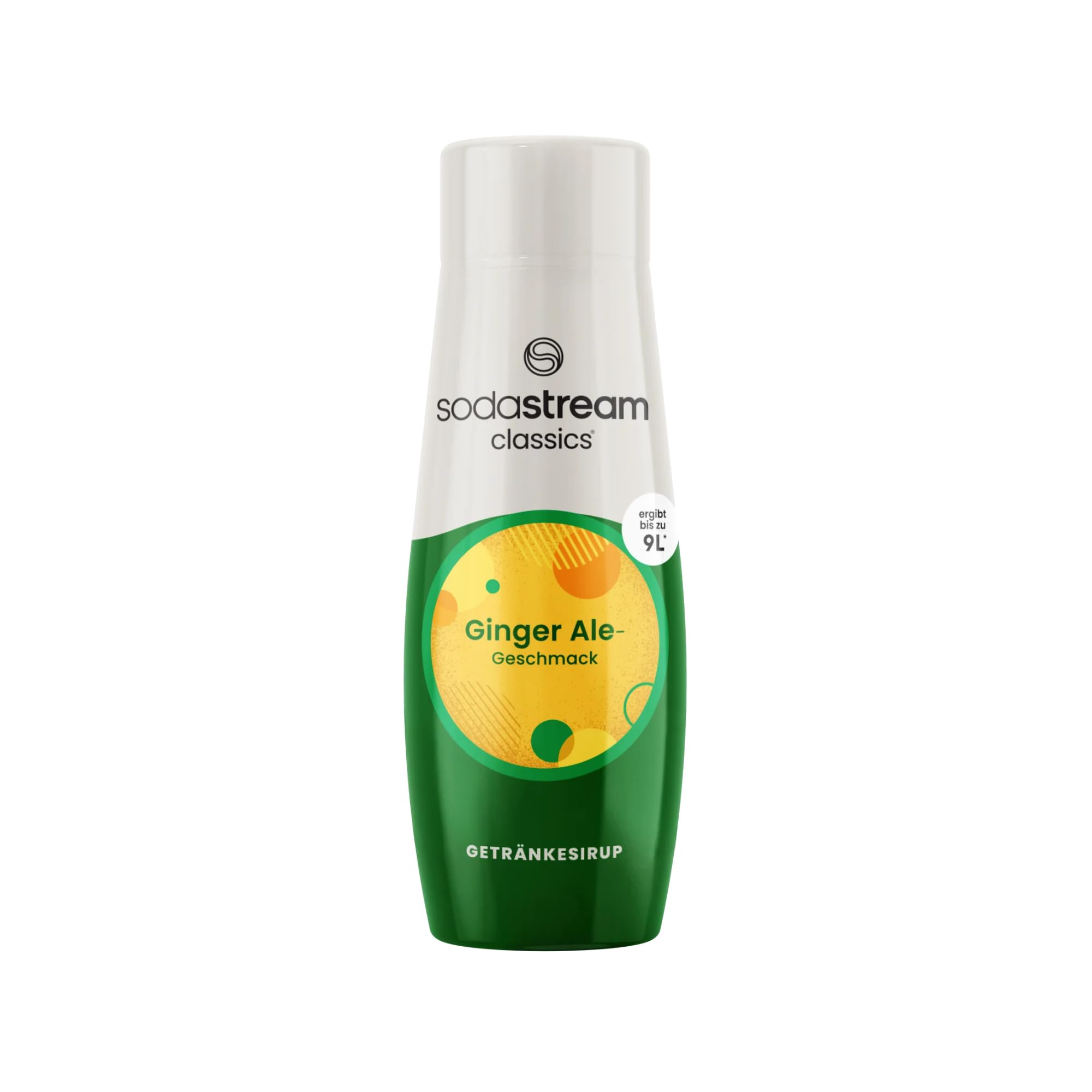 SodaStream CLASSICS Ginger Ale | Sirup | Sekundenschnell zubereitet & immer frisch | Ergibt ca. 9 Liter | 440 ml Flasche | 1er-Pack