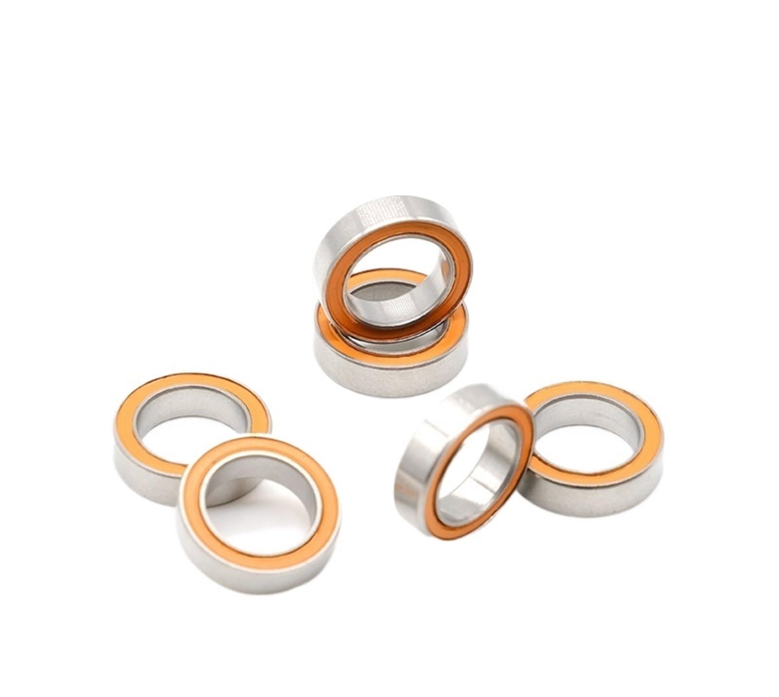Rodamientos de Bolas en Miniatura con Doble Blinda 10 Uds S6700 2RS CB 10x15x4mm ABEC-7 rodamiento de Bolas de cerámica híbrido de Acero Inoxidable sin Grasa Giro rápido