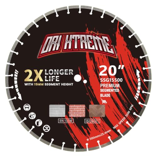 Image of 20 Inch Diamond Saw Blade, General Purpose Segmented Blade