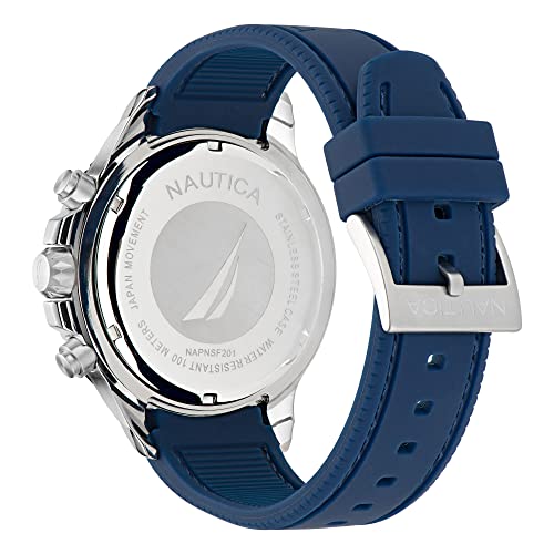 Nautica Men's NST Chronograph 49mm Watch