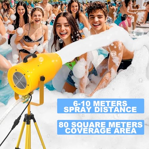 Máquina de espuma portátil con trípode regulable y alcance de 10m 4