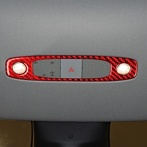 Calcomanías para panel de luz de lectura de techo de coche Tesla Model 3 2017-2023 y Model Y