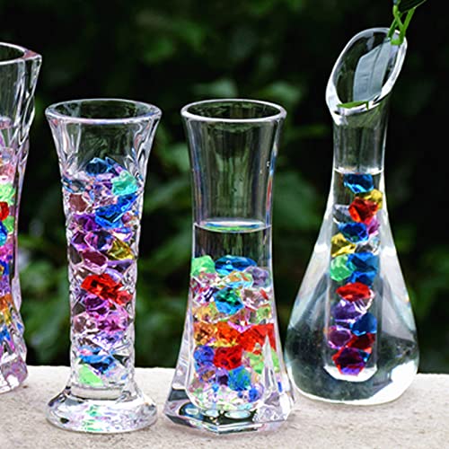 Clear Plastic Acrylic Vase Esmiome - Bud Vase 3Pcs/Set Modern, Single Rose Vases, Small Vases For Flowers Crystal Cute Cheap Bulk Skinny Centerpieces Wedding, Home Table Decor #TOP1