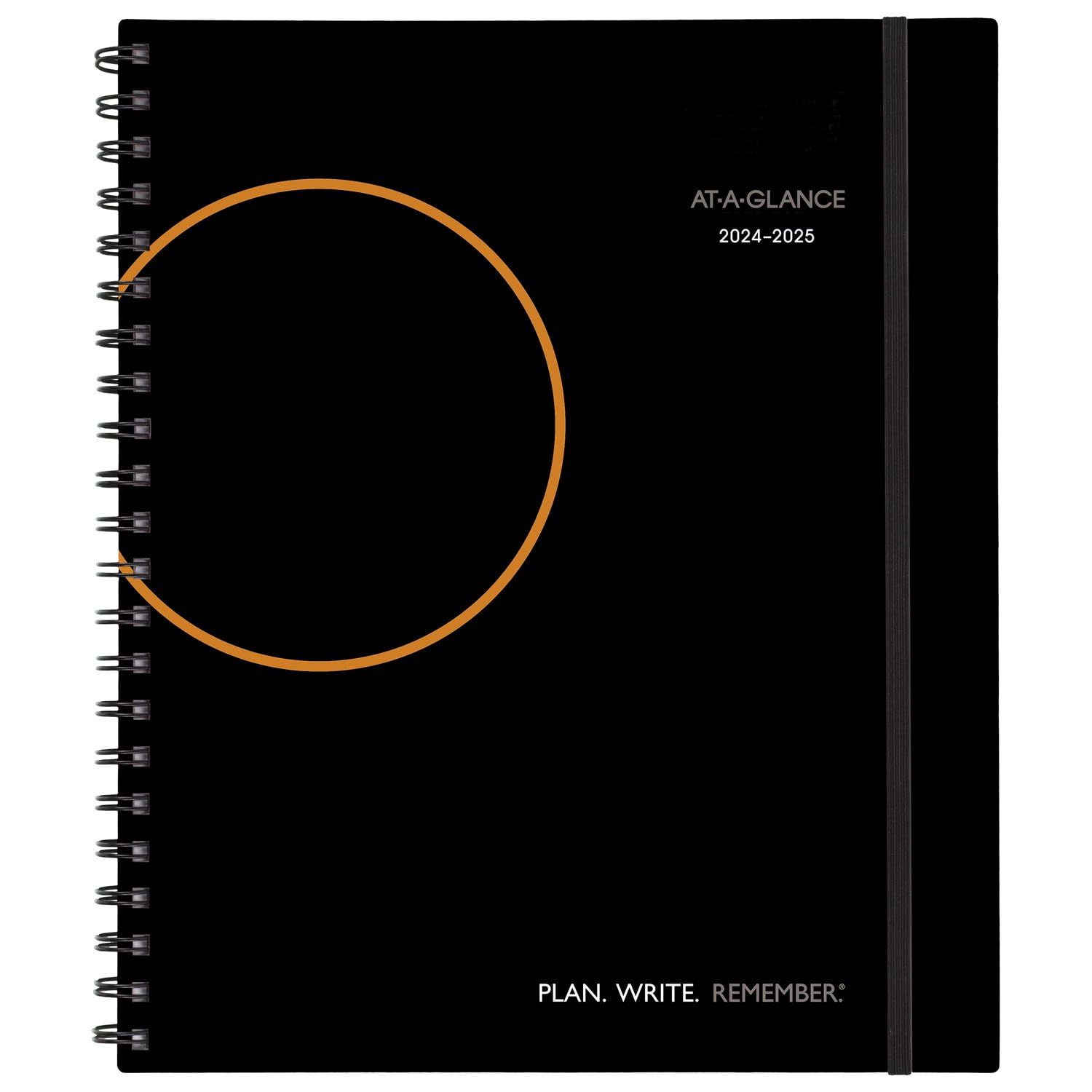 AT-A-GLANCE 70595705 Akademischer Planer 2024–2025, wöchentlich und monatlich, stündliches Terminbuch, 21,5 x 27,9 cm, groß, monatliche Registerkarten, flexibler Einband, Planen, Schreiben, Remember.,