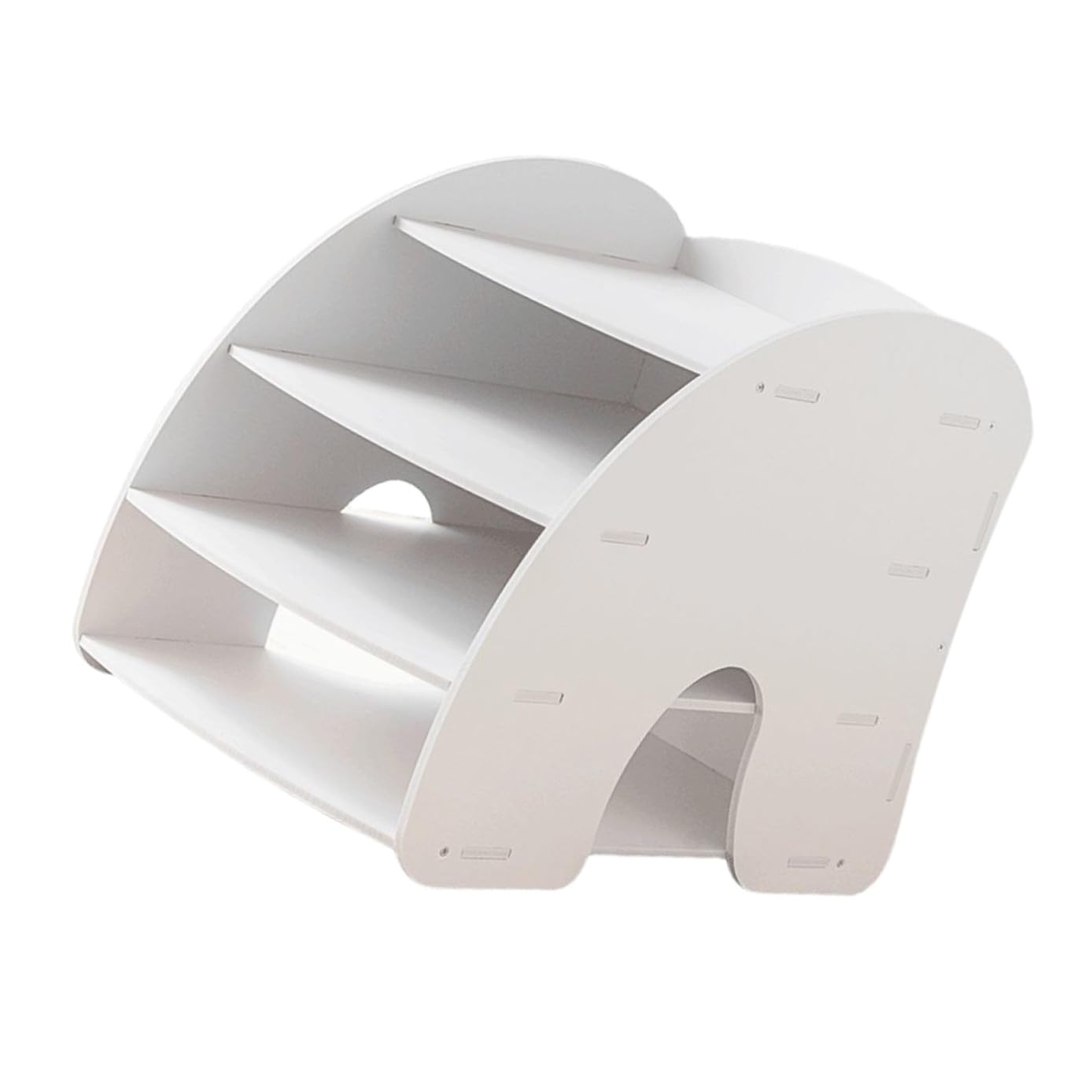 Archivador de Sobremesa PVC Blanco Multiusos para Oficina
